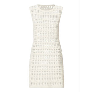 CAbi Paradise Cover-Up #6433 Off White Swim Cover-Up Size L EUC